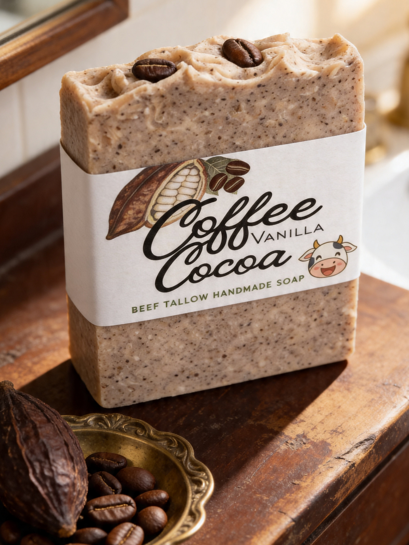 COFFEE COCOA TALLOW SOAP