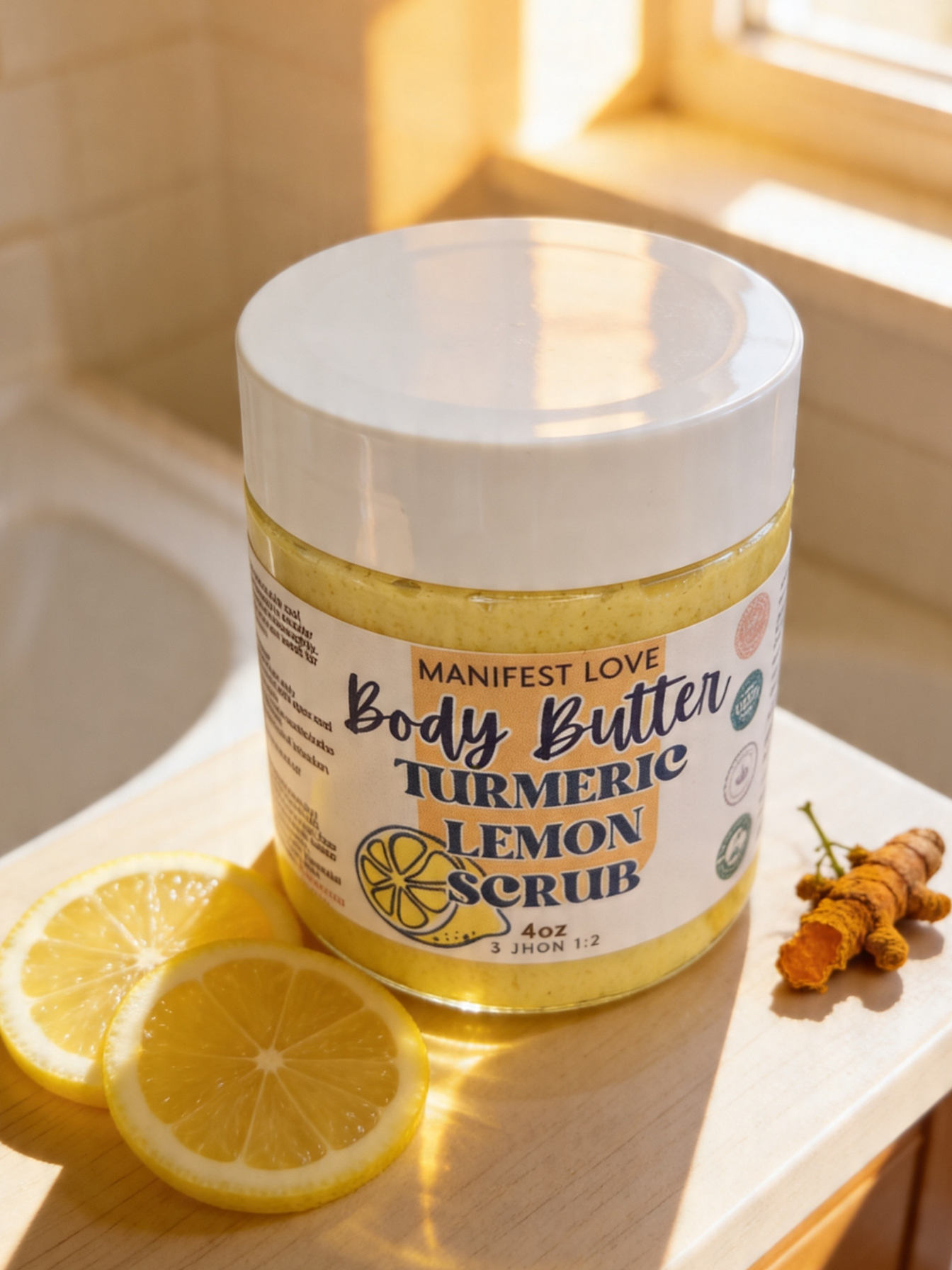 TURMERIC CITRUS TALLOW SUGAR SCRUB