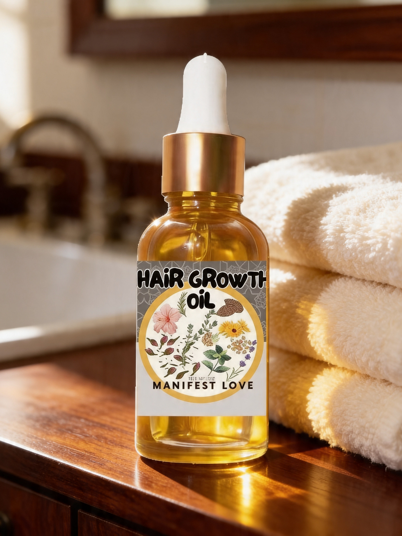 Herbal Hair Growth Oil – Infused with Nourishing Botanicals