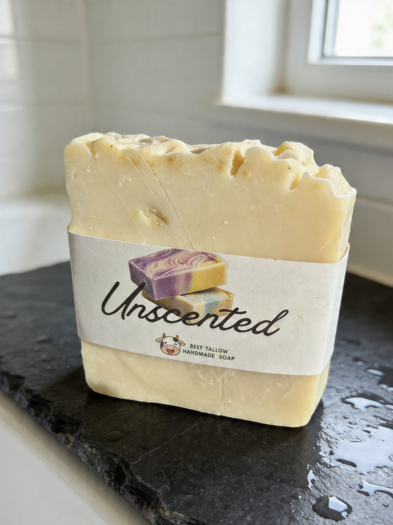 PURE UNSCENTED TALLOW SOAP