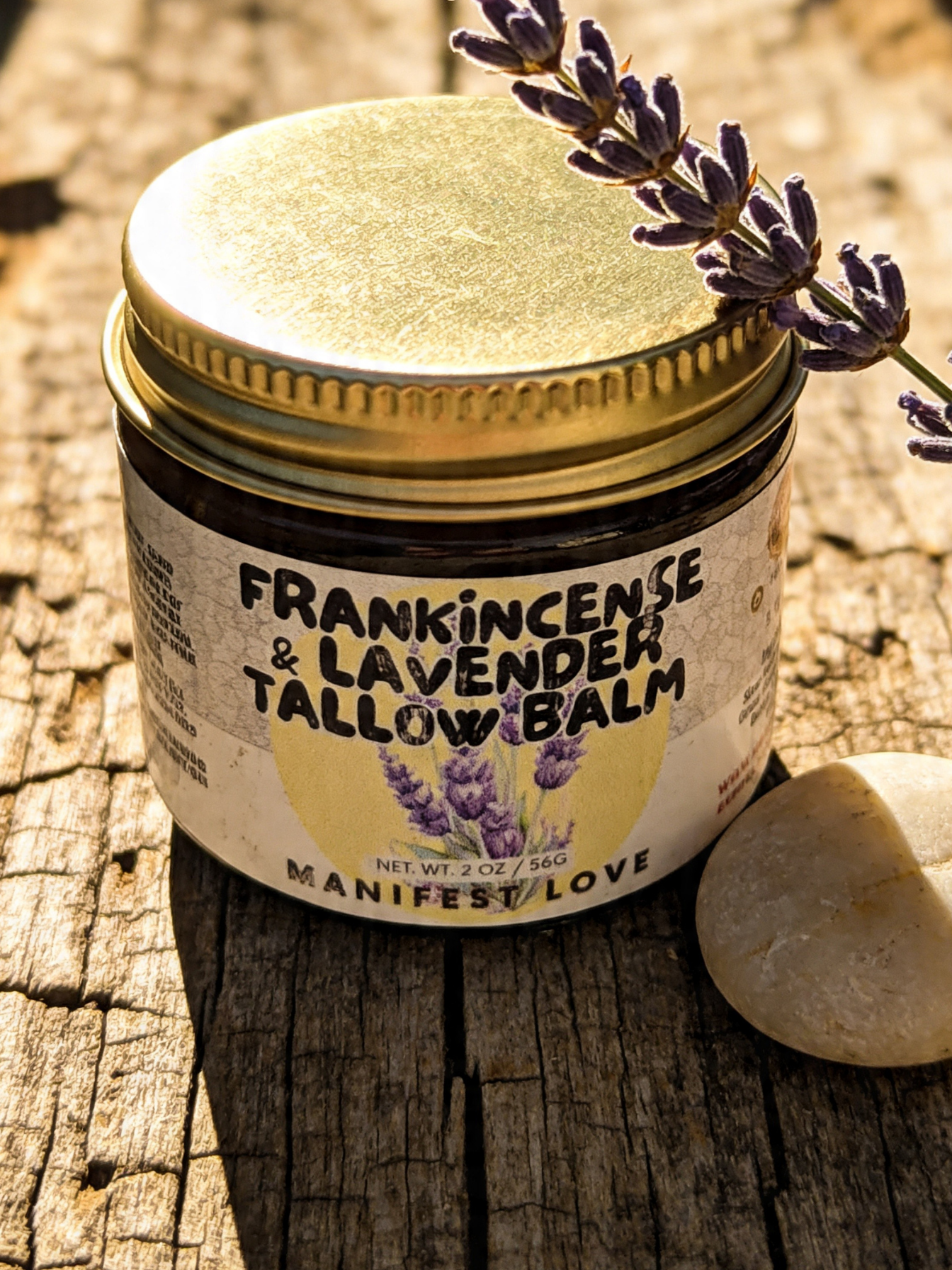 Frankincense & Lavender Tallow Balm – Deep Hydration & Skin Renewal
