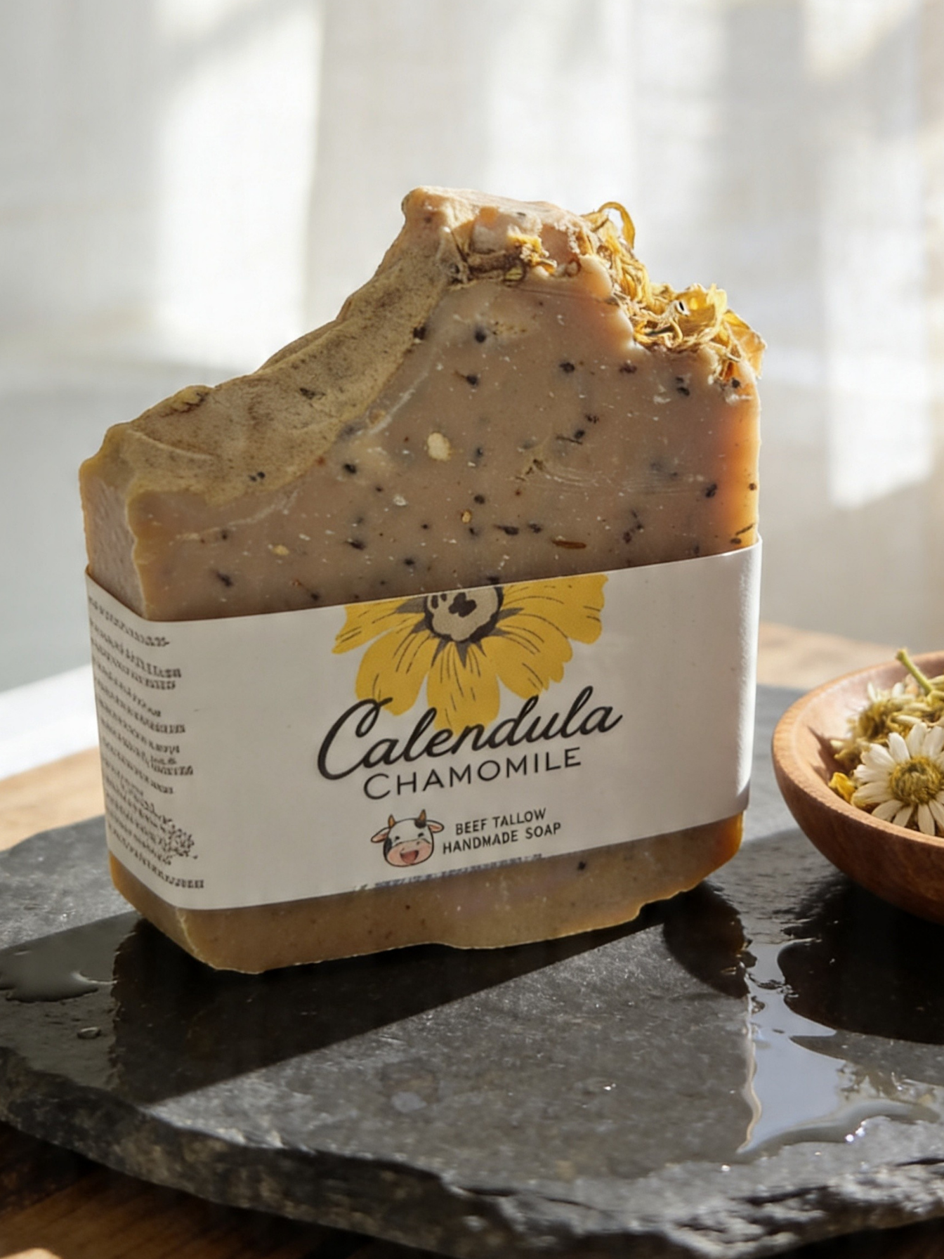 CALENDULA CHAMOMILE TALLOW SOAP