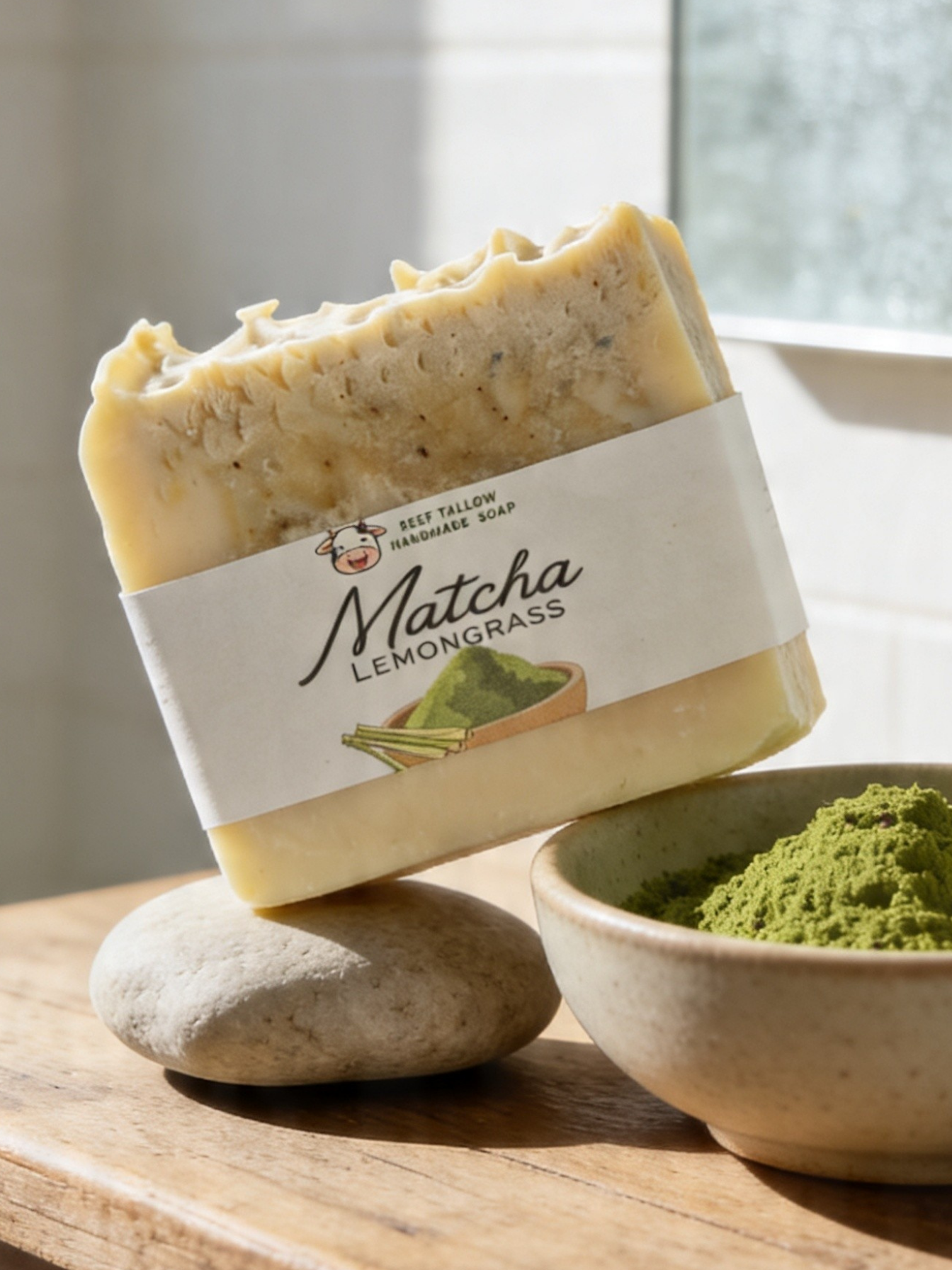 MATCHA LEMONGRASS TALLOW SOAP