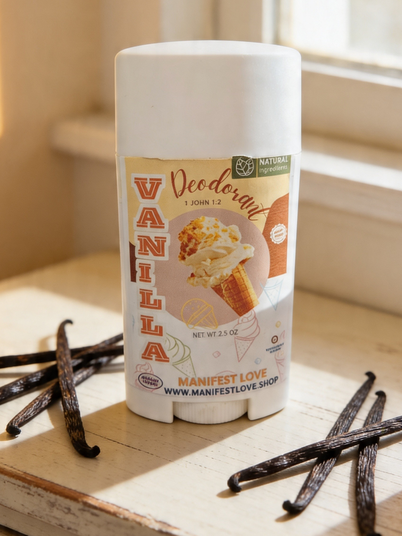 VANILLA YLANG YLANG NATURAL DEODORANT