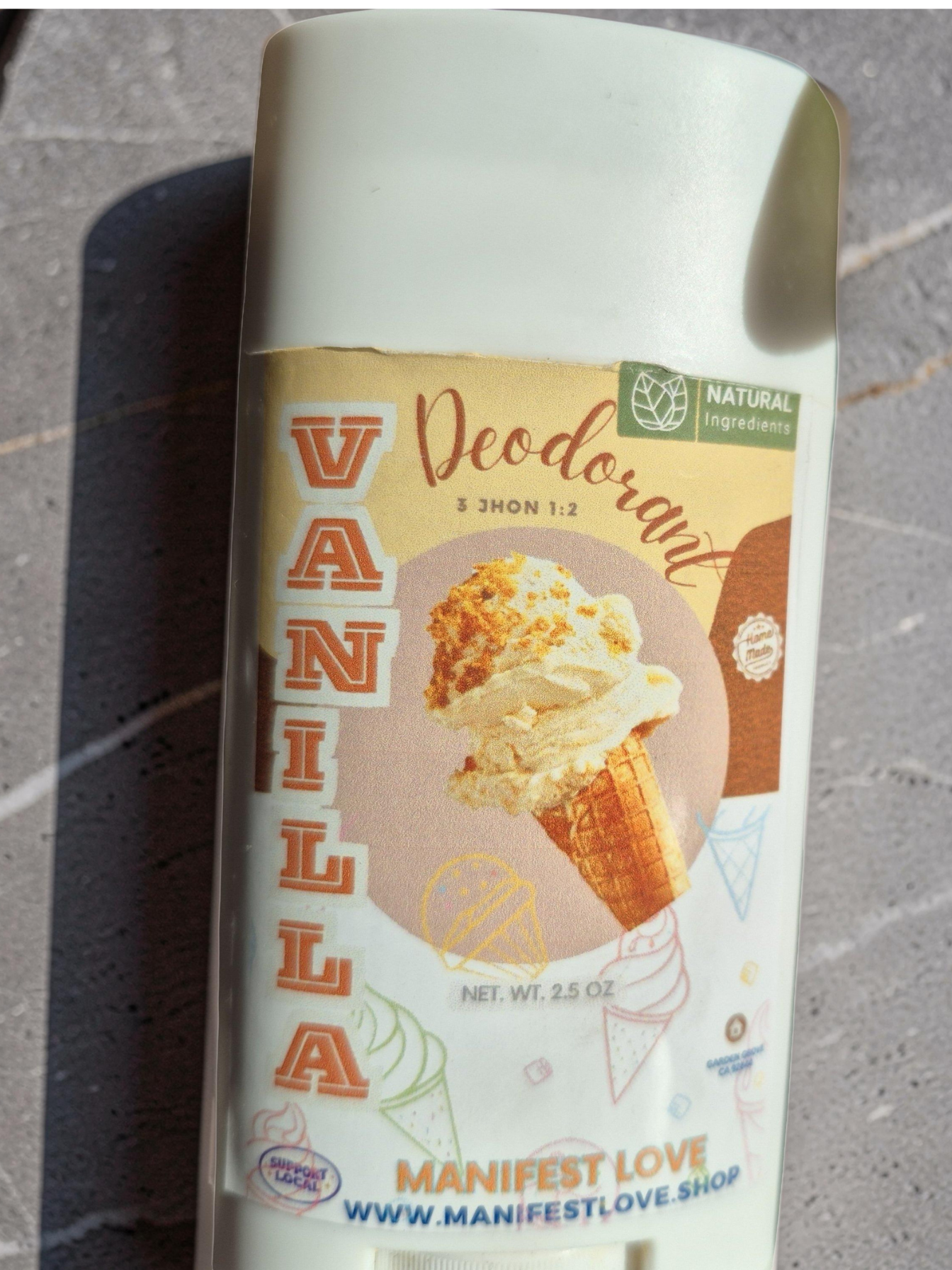 VANILLA YLANG YLANG NATURAL DEODORANT