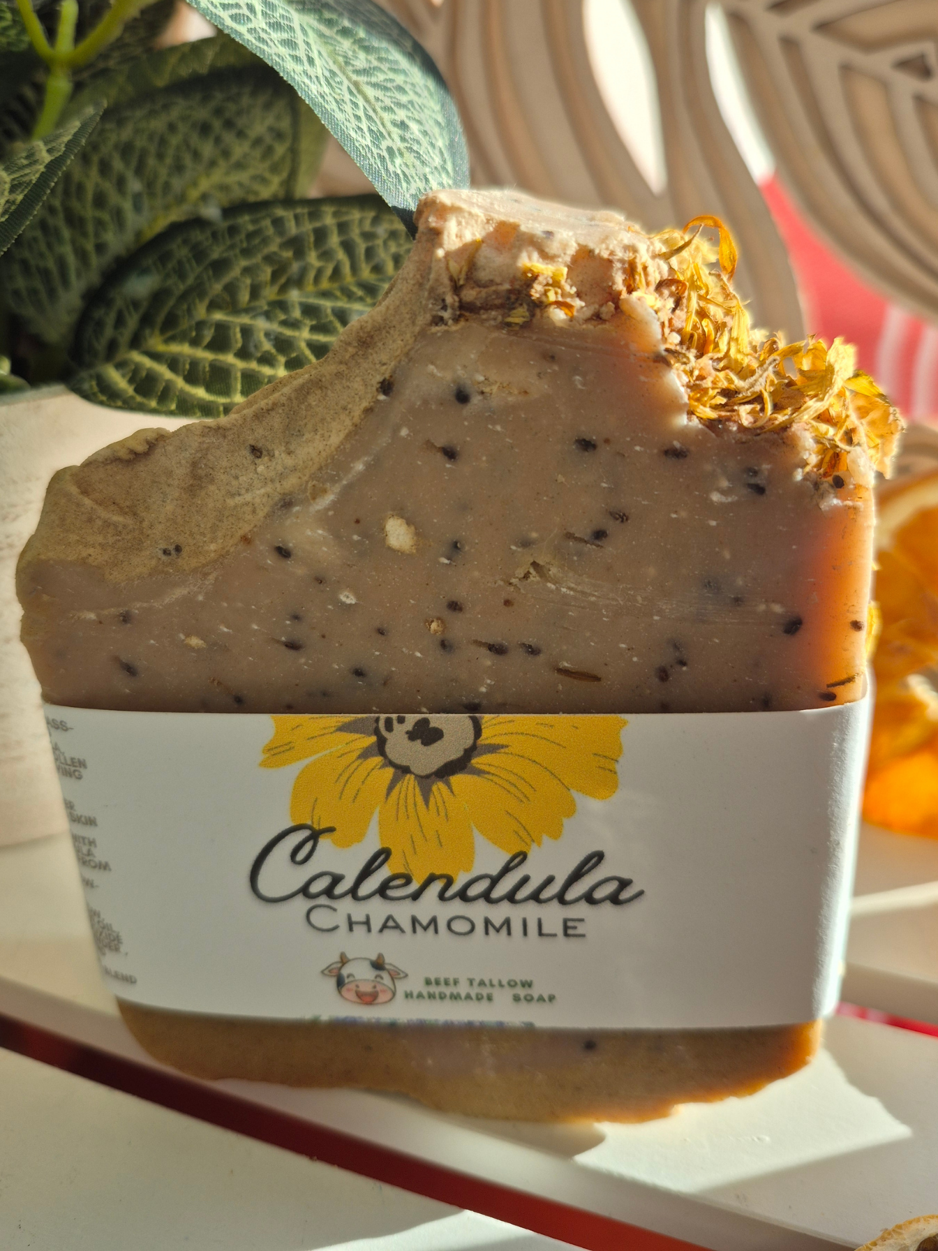 CALENDULA CHAMOMILE TALLOW SOAP