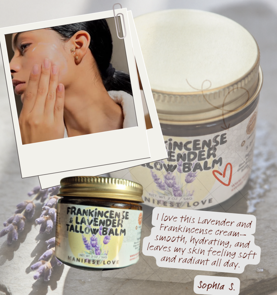 Frankincense & Lavender Whipped Tallow Balm