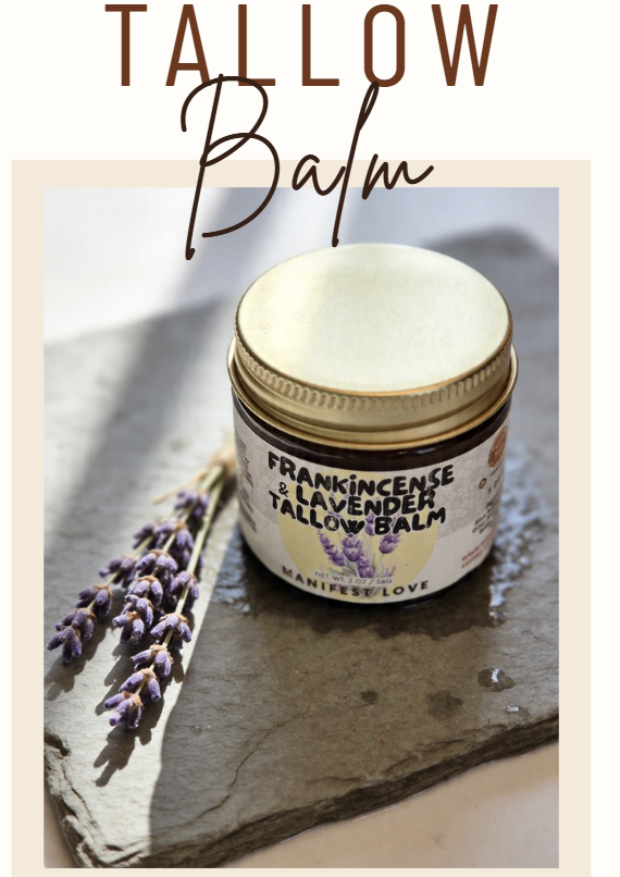 Frankincense & Lavender Whipped Tallow Balm