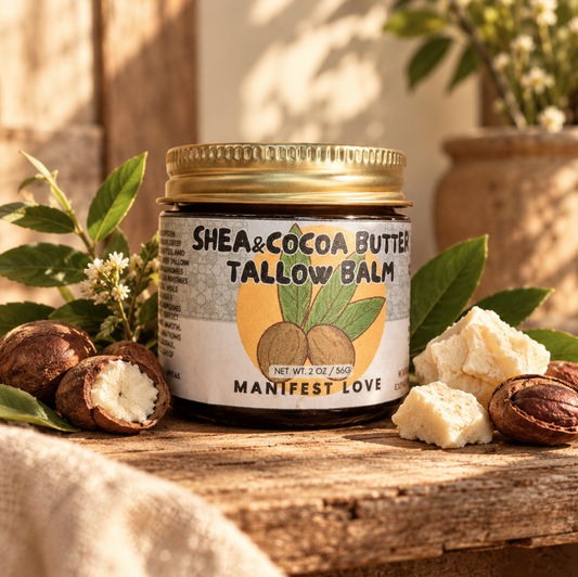 Shea & Cocoa Butter Whipped Tallow Balm