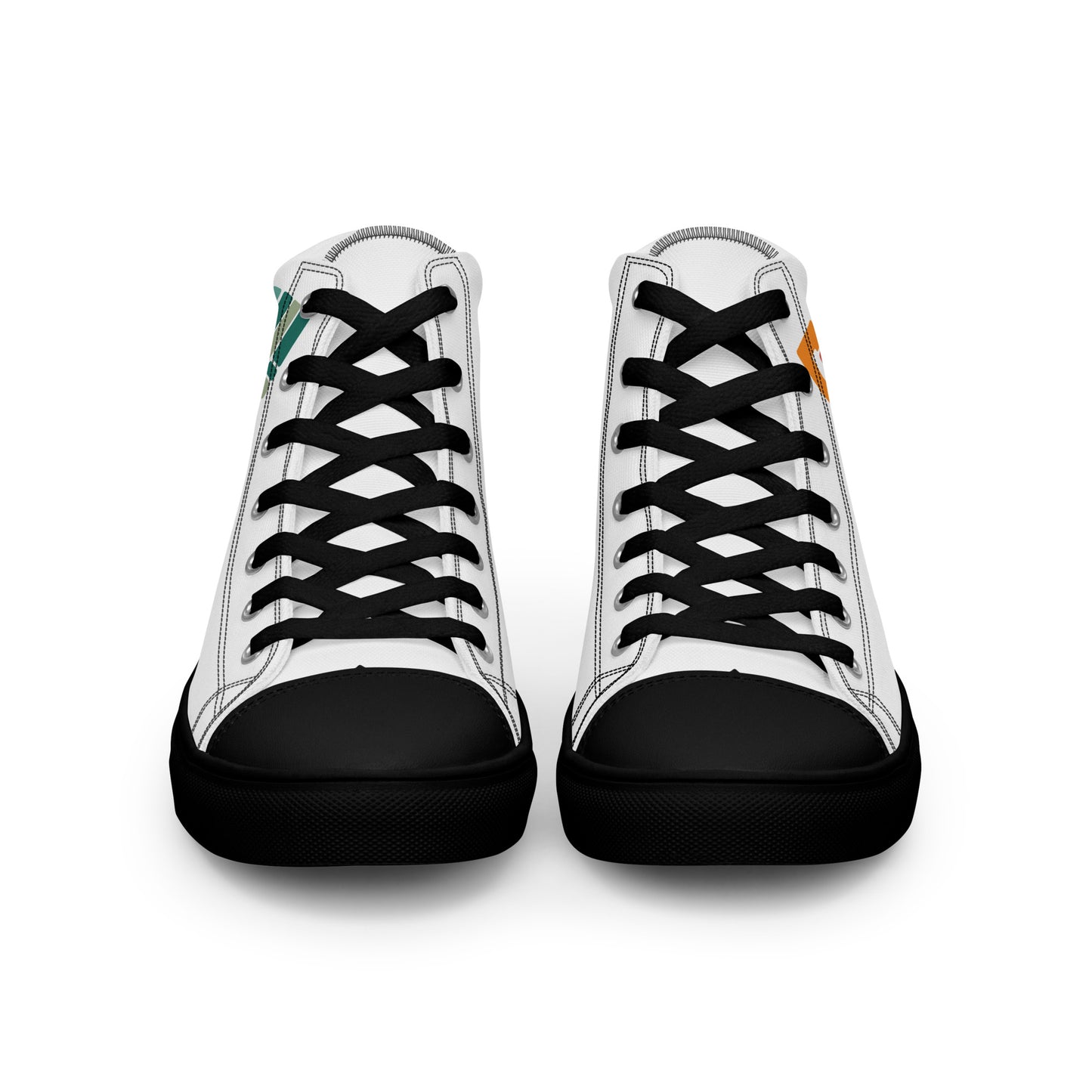 Chill and Praise Yah, Men’s high top canvas shoes