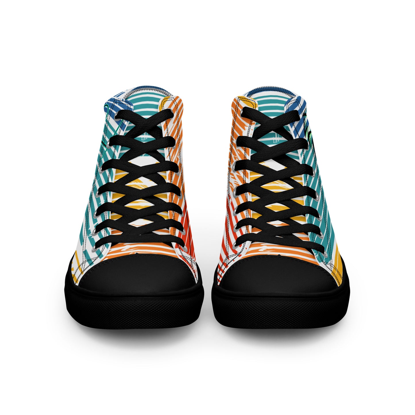 Lion of Judah – Revelations 5:5, Men’s high top canvas shoes