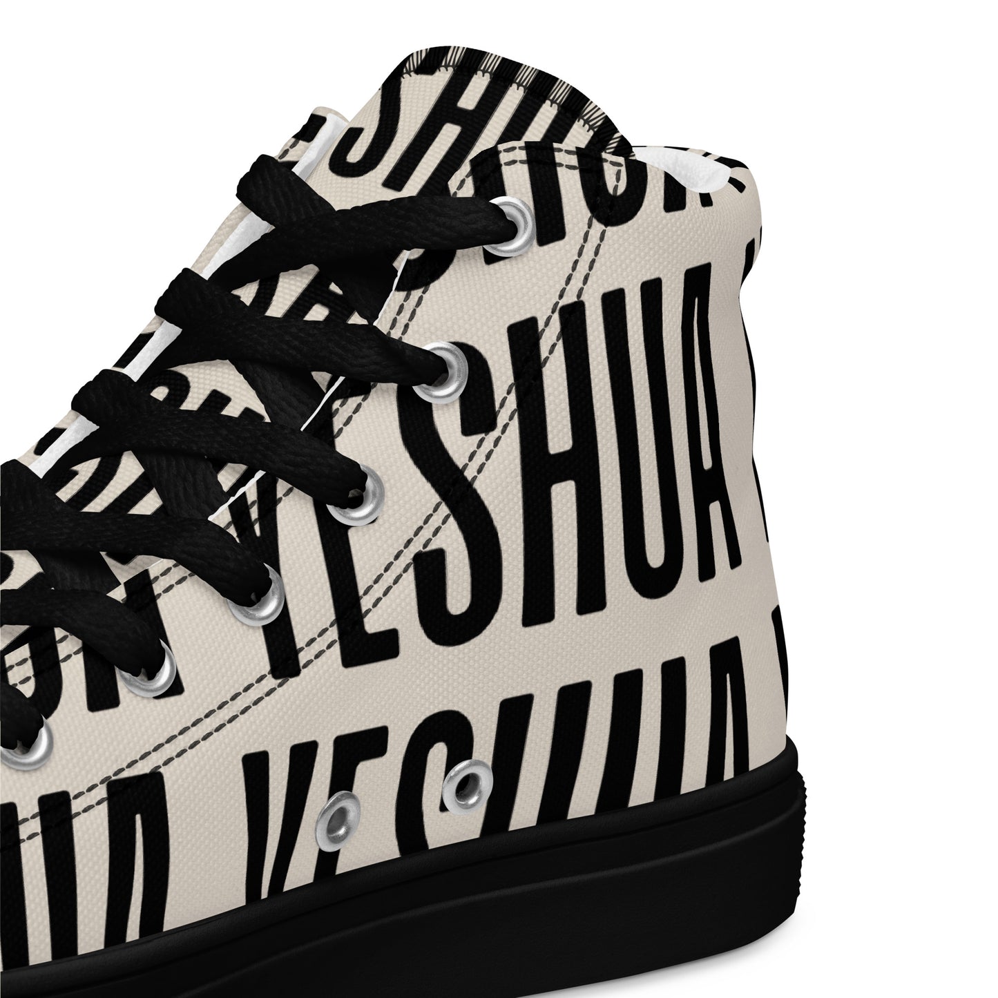 Yeshua – John 14:6, Men’s high top canvas shoes