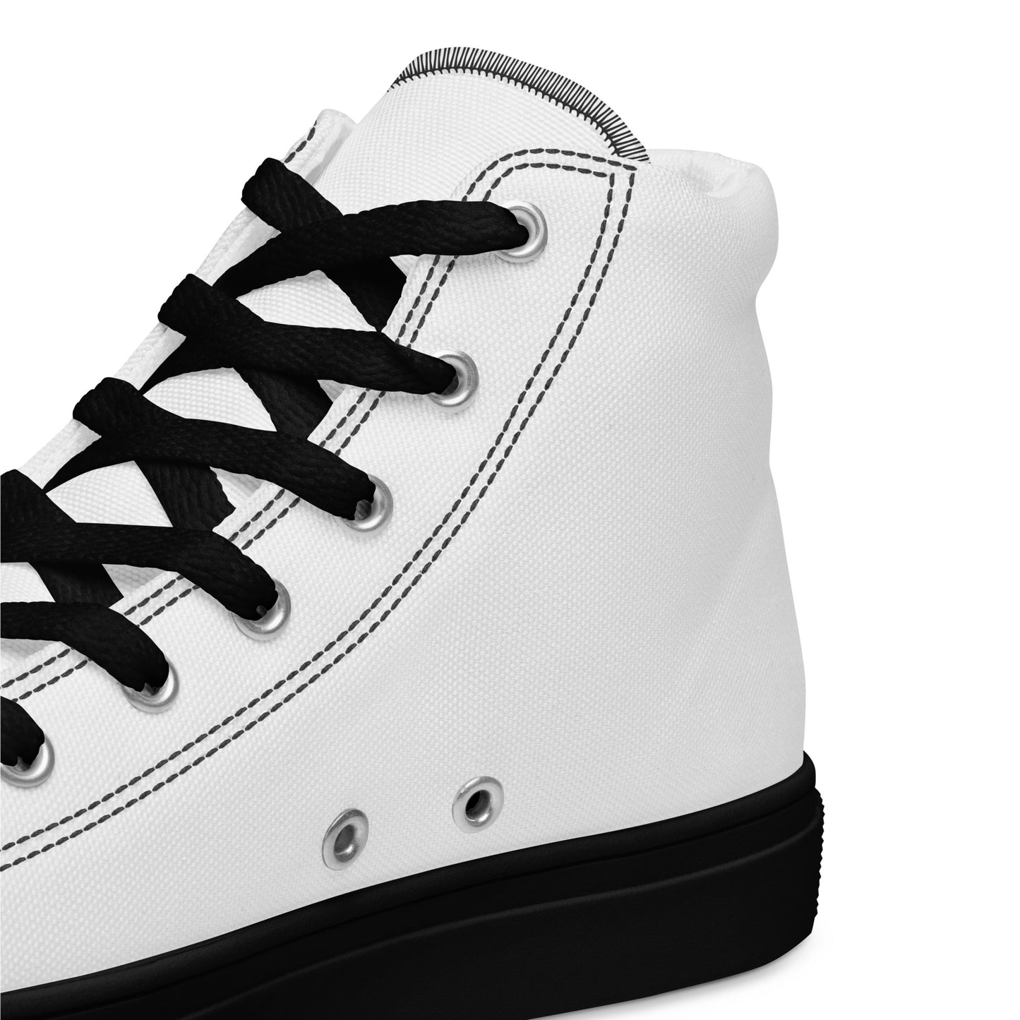 Chill and Praise Yah, Men’s high top canvas shoes