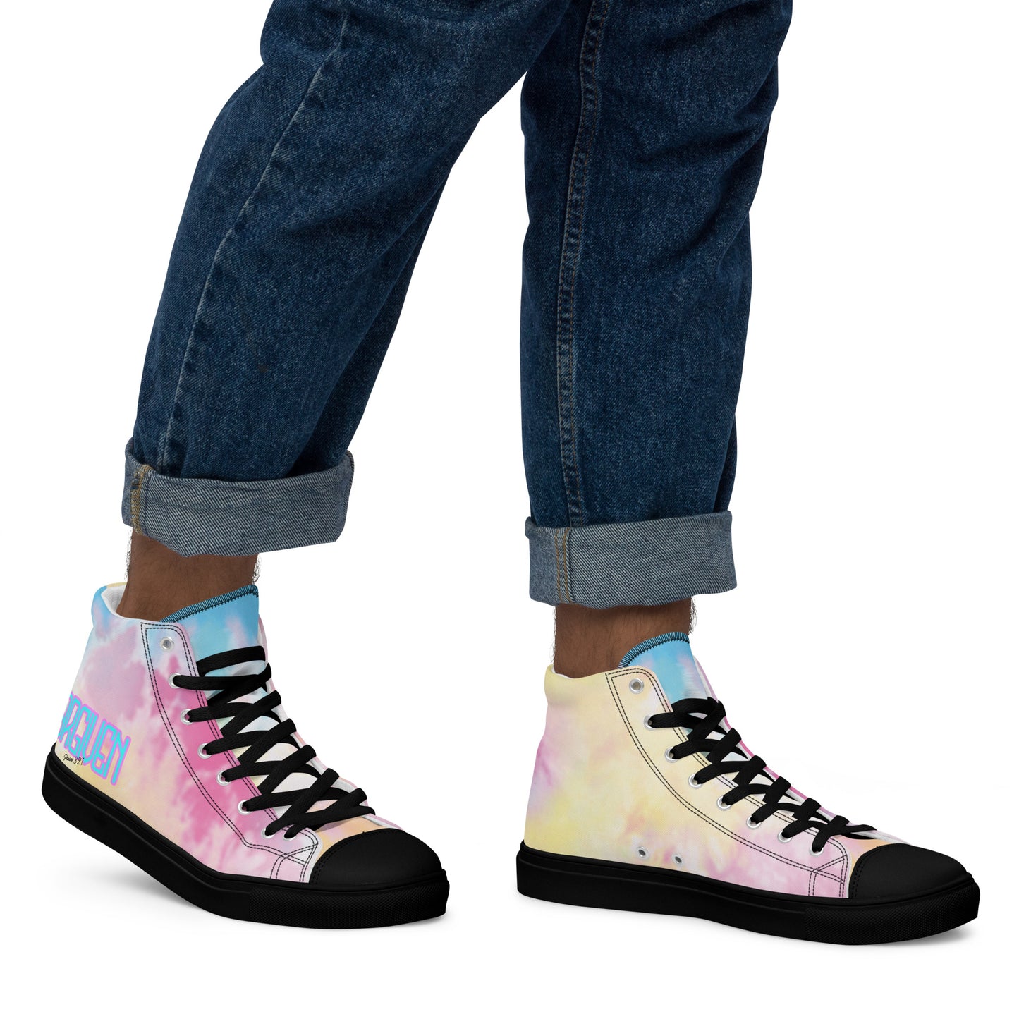 Forgiven, Men’s high top canvas shoes