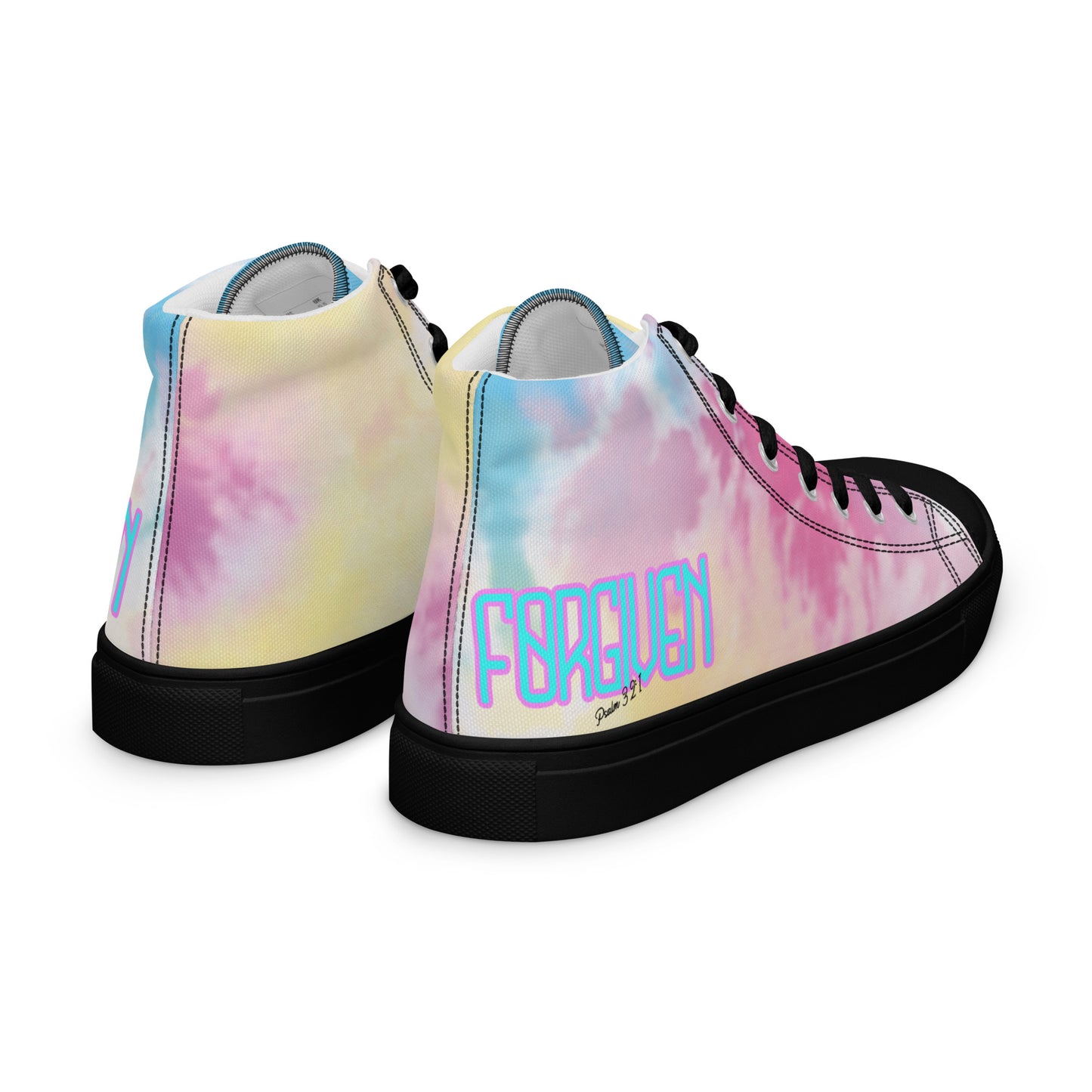 Forgiven, Men’s high top canvas shoes