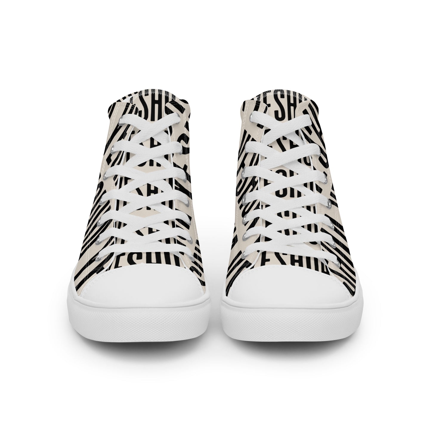 Yeshua – John 14:6, Men’s high top canvas shoes