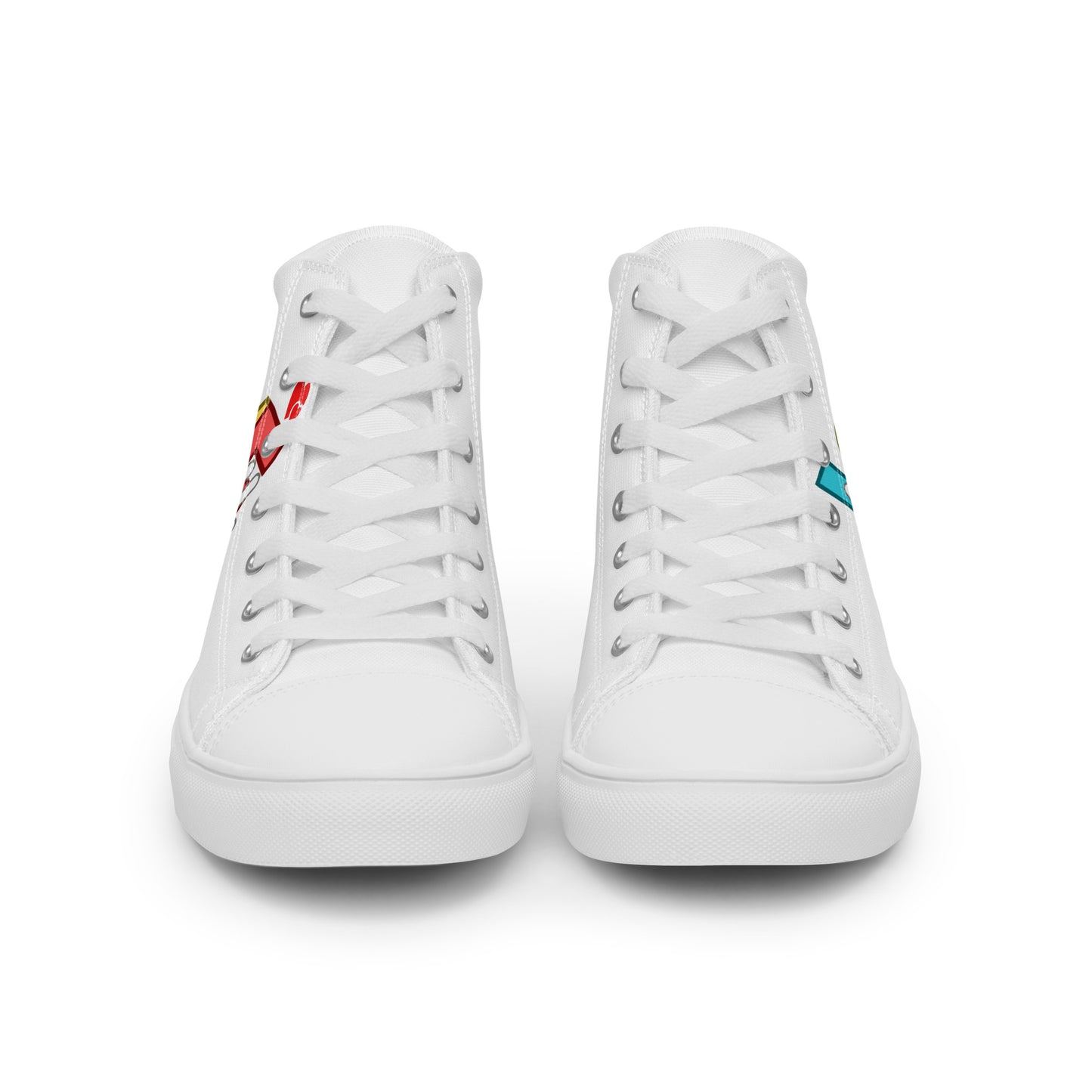 Love Yahweh, Men’s high top canvas shoes