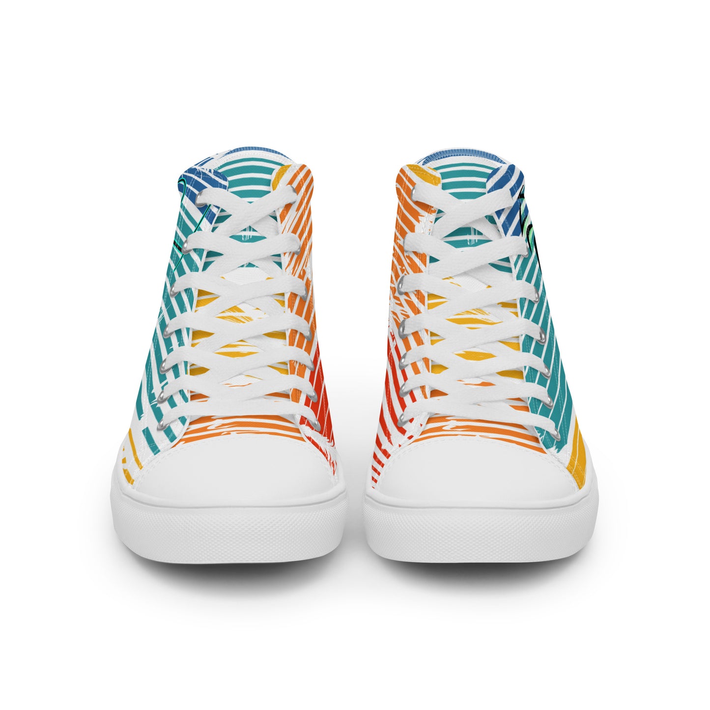 Lion of Judah – Revelations 5:5, Men’s high top canvas shoes