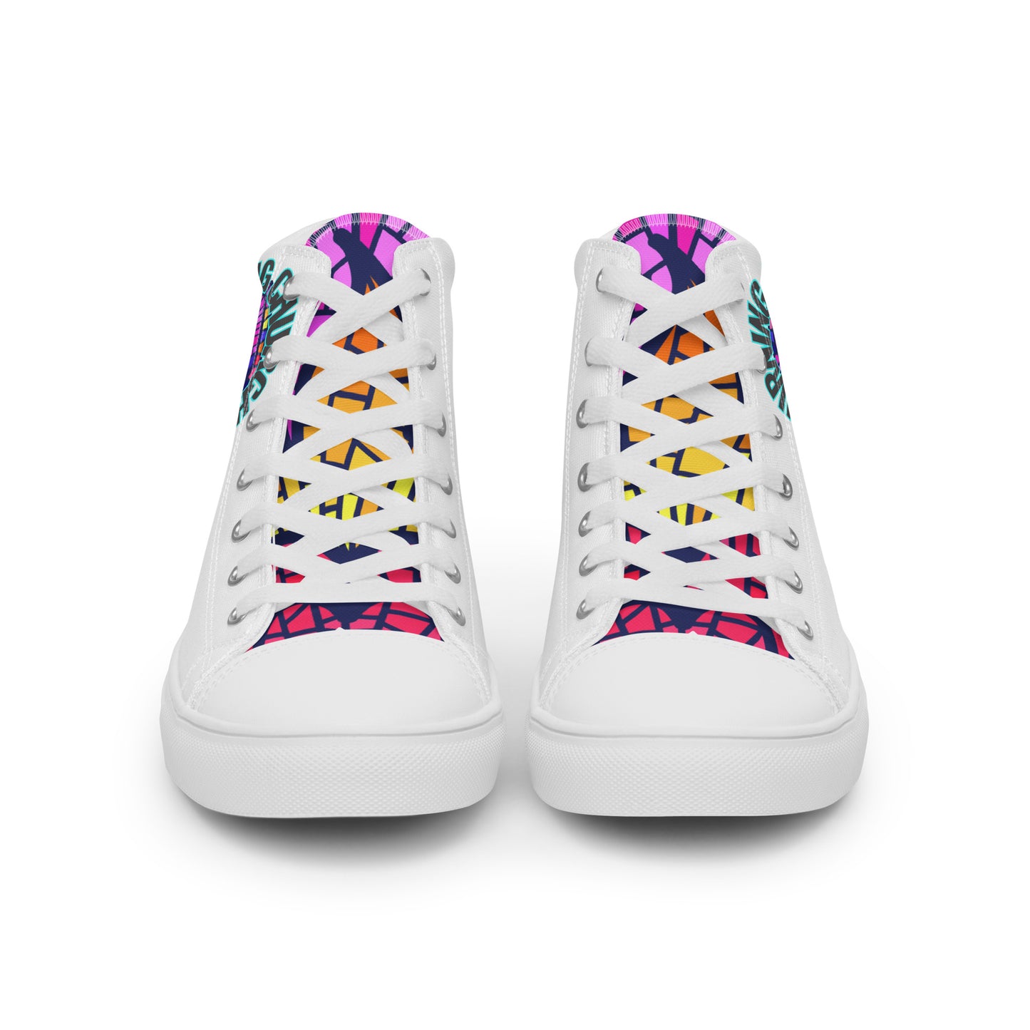 Hot Church for YHWH , Men’s high top canvas shoes