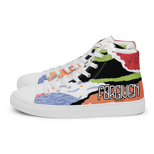 Forgiven, Men’s high top canvas shoes