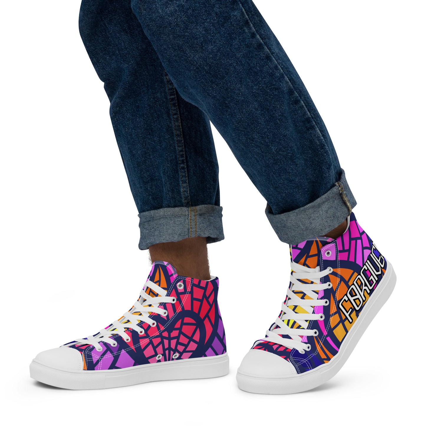 Forgiven, Men’s high top canvas shoes