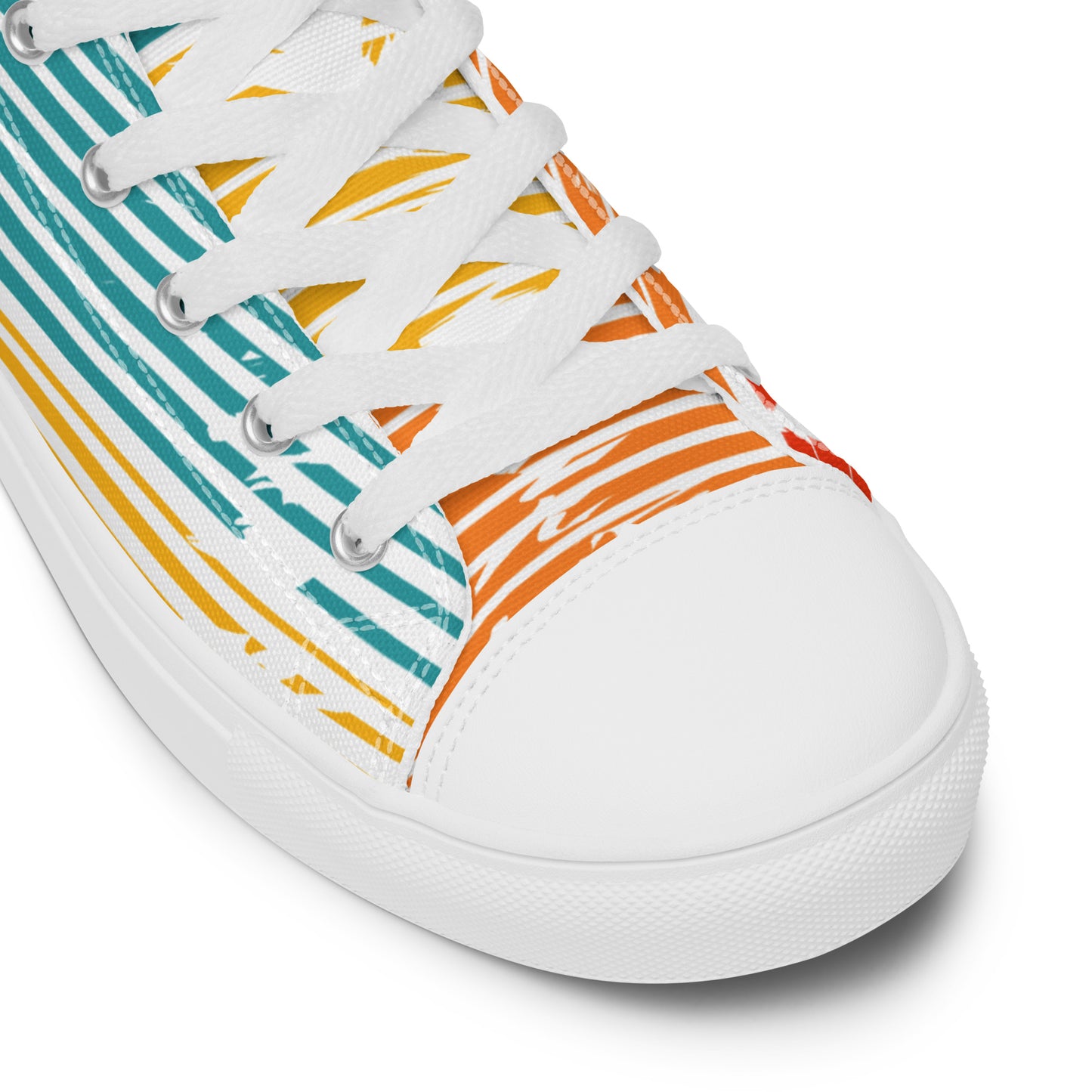 Lion of Judah – Revelations 5:5, Men’s high top canvas shoes