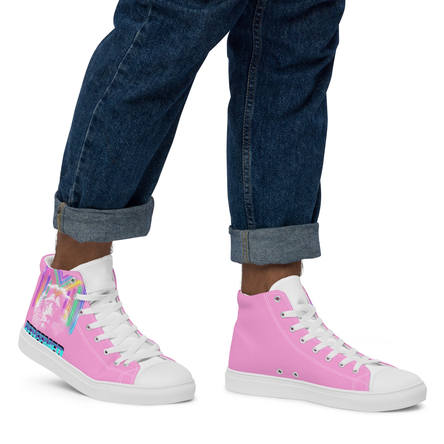 Redeemed, Men’s high top canvas shoes