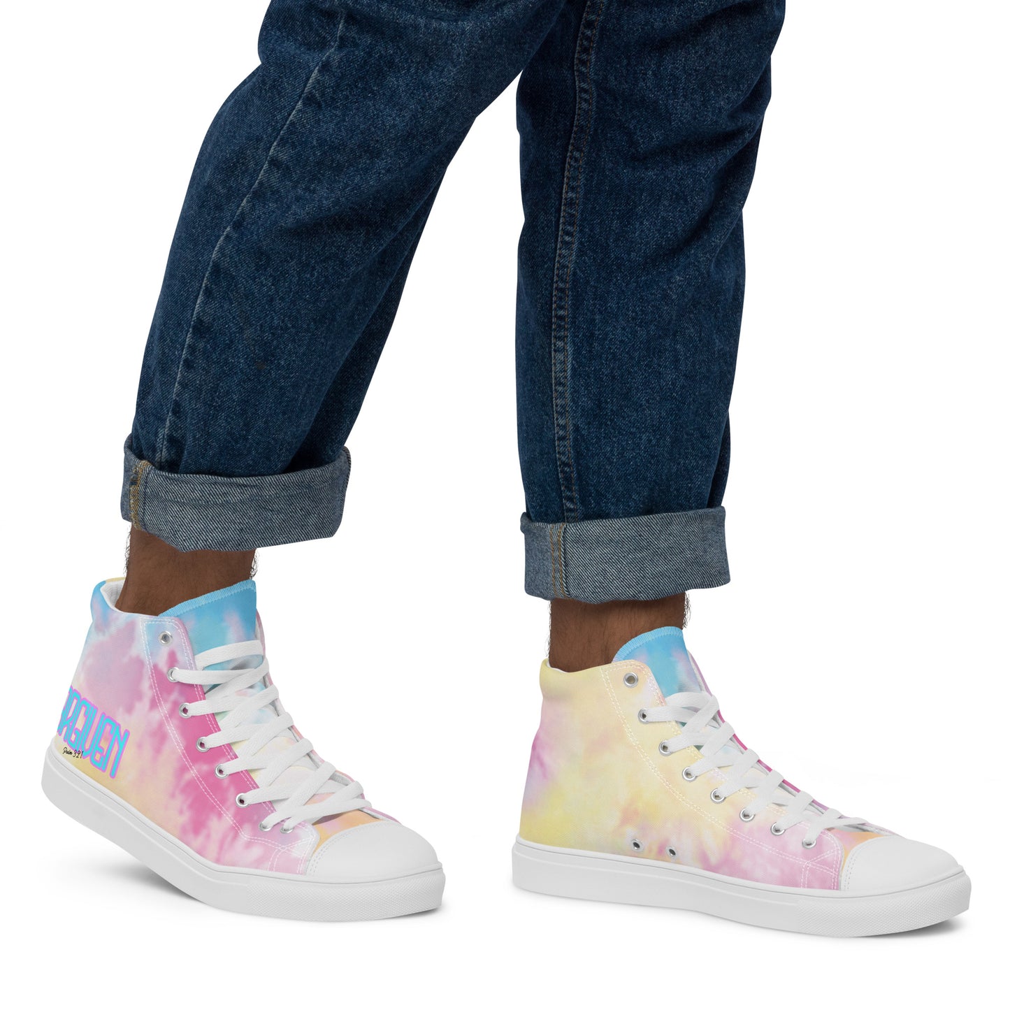 Forgiven, Men’s high top canvas shoes