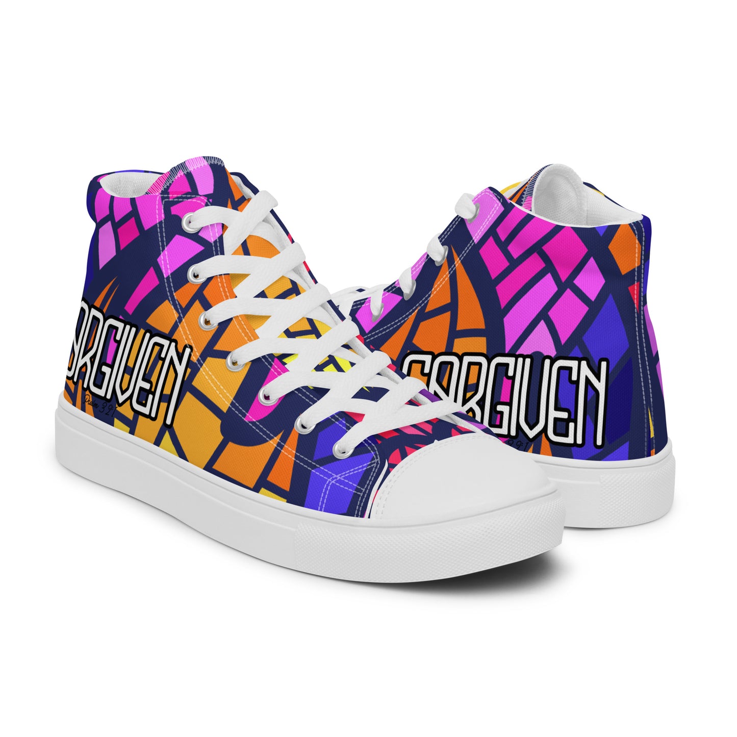 Forgiven, Men’s high top canvas shoes