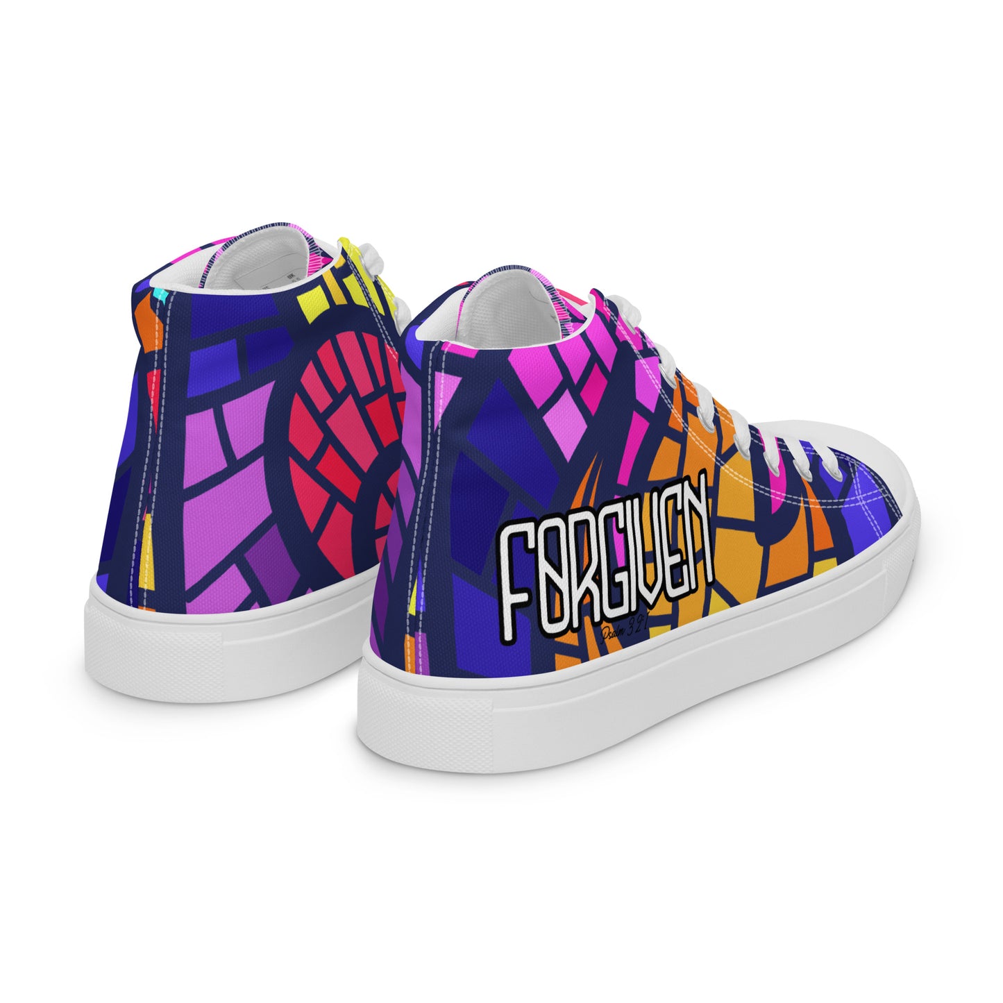 Forgiven, Men’s high top canvas shoes