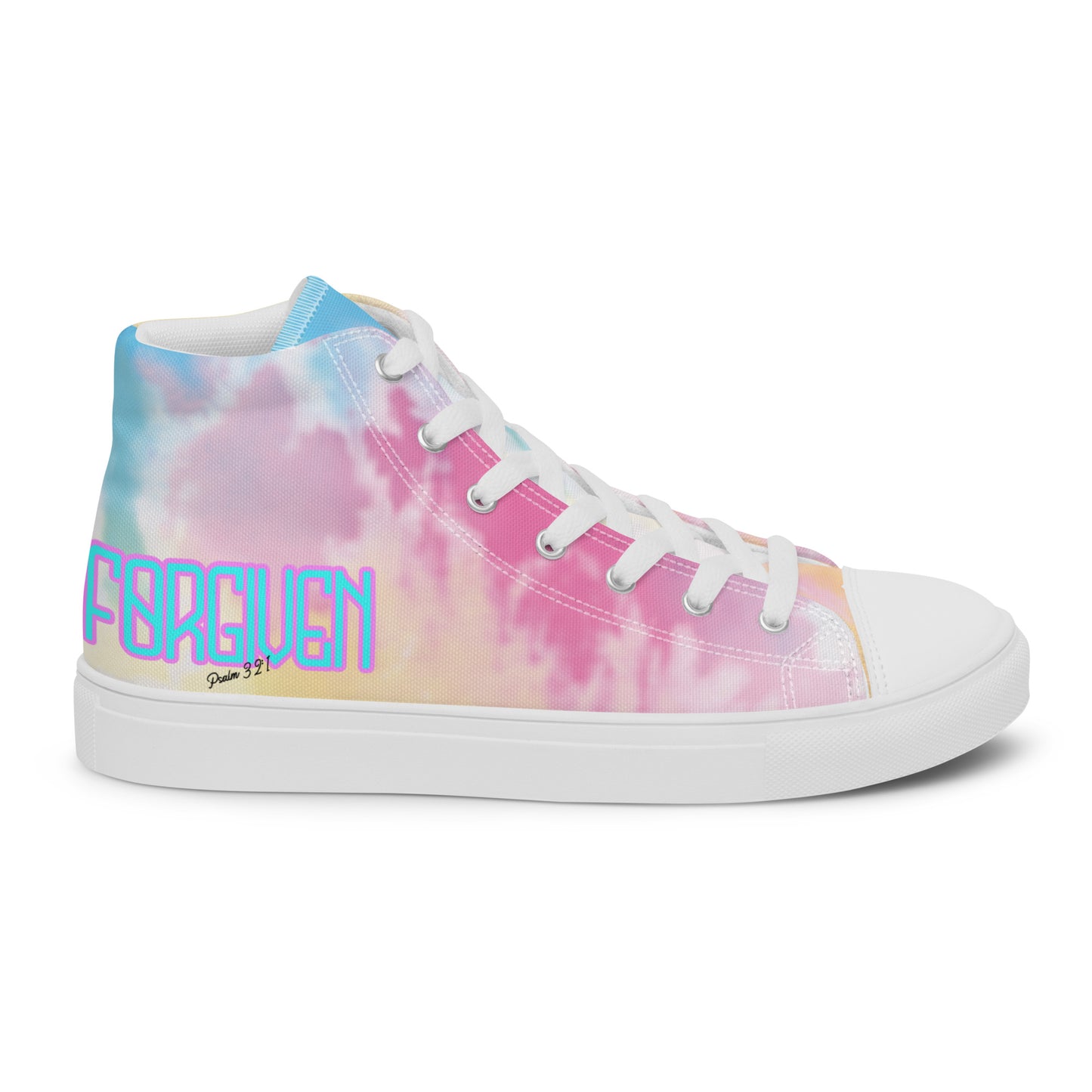 Forgiven, Men’s high top canvas shoes