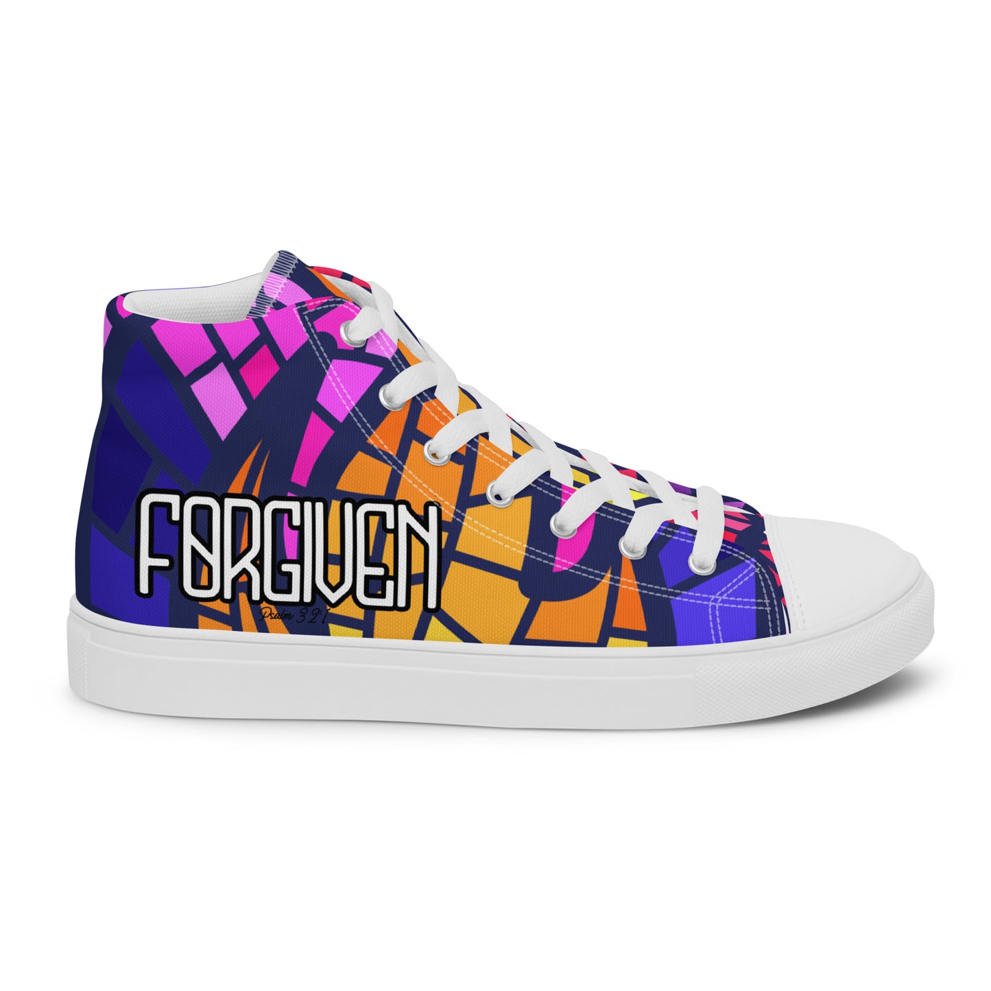 Forgiven, Men’s high top canvas shoes