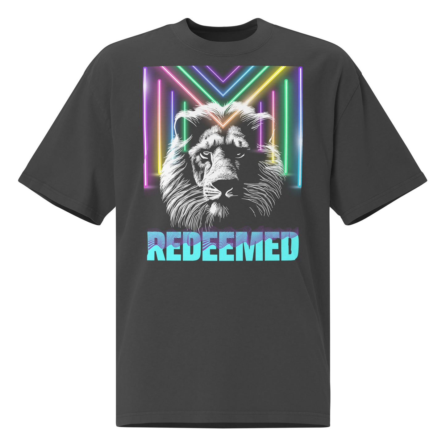 Redeemed, Colossians 1:13-14, Oversized faded t-shirt