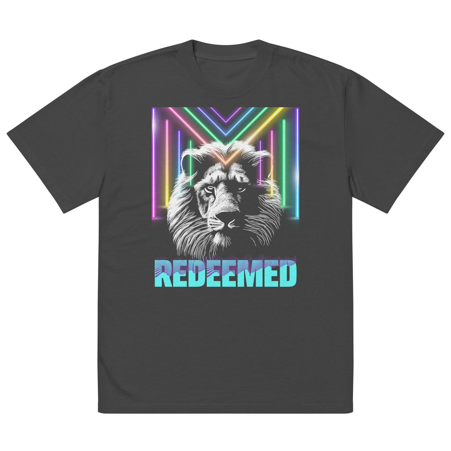 Redeemed, Colossians 1:13-14, Oversized faded t-shirt