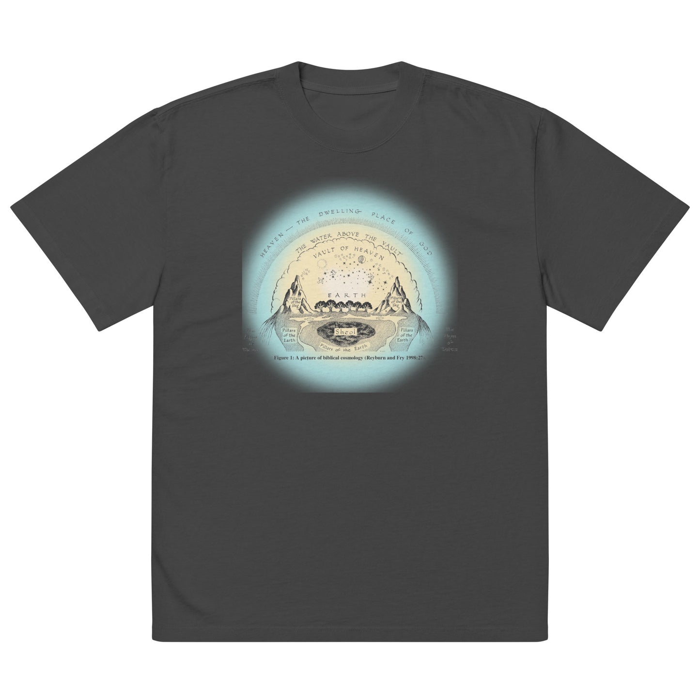 Biblical Cosmology, Oversized faded t-shirt