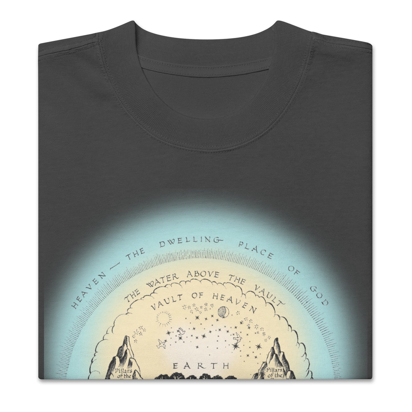 Biblical Cosmology, Oversized faded t-shirt