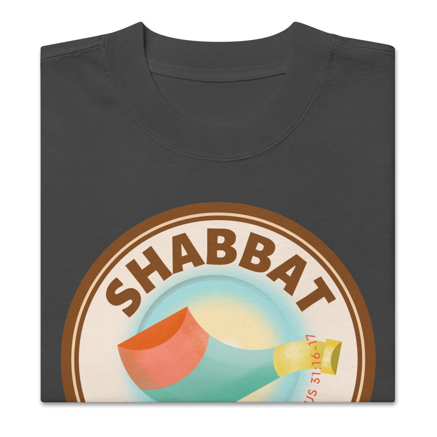 Shabbat Just Keep It - Exodus 31:16-17, Oversized faded t-shirt