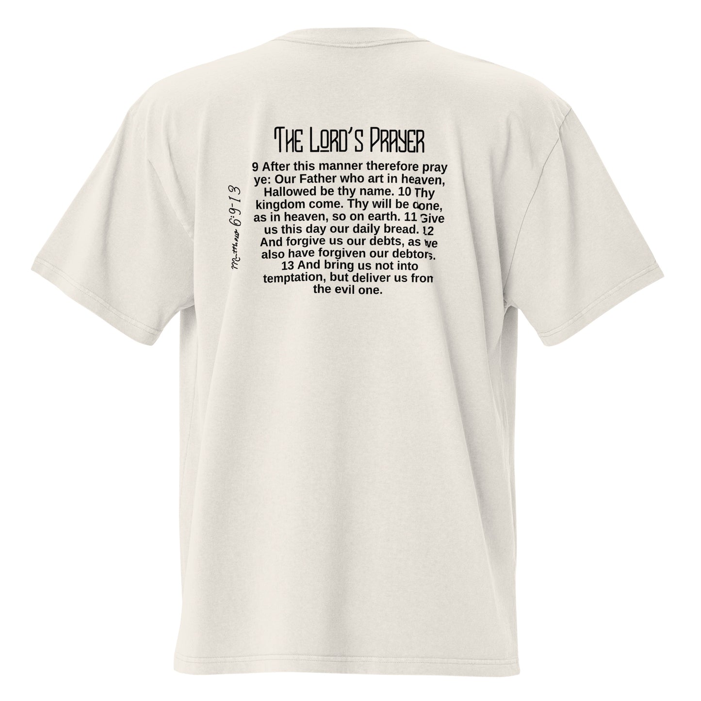 The Lord's Prayer, Oversized faded t-shirt