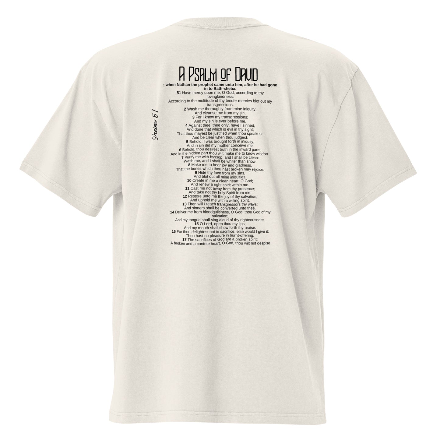 A Psalm of David, Oversized faded t-shirt