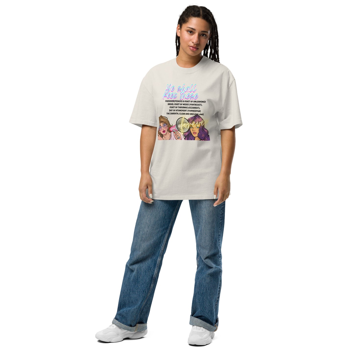 Sacred Observances, Oversized faded t-shirt