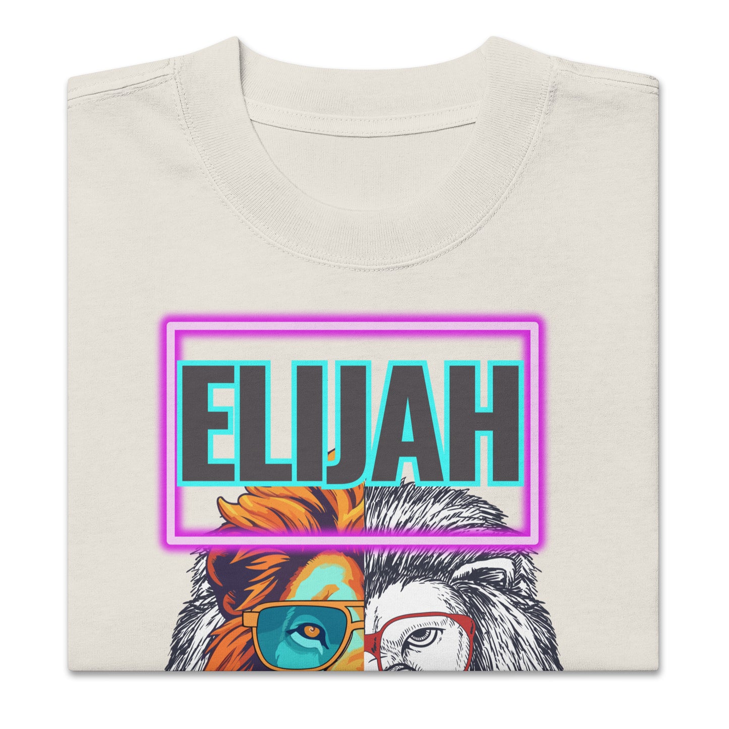 Elijah Arise, Matthew 11:12-14,  Oversized faded t-shirt