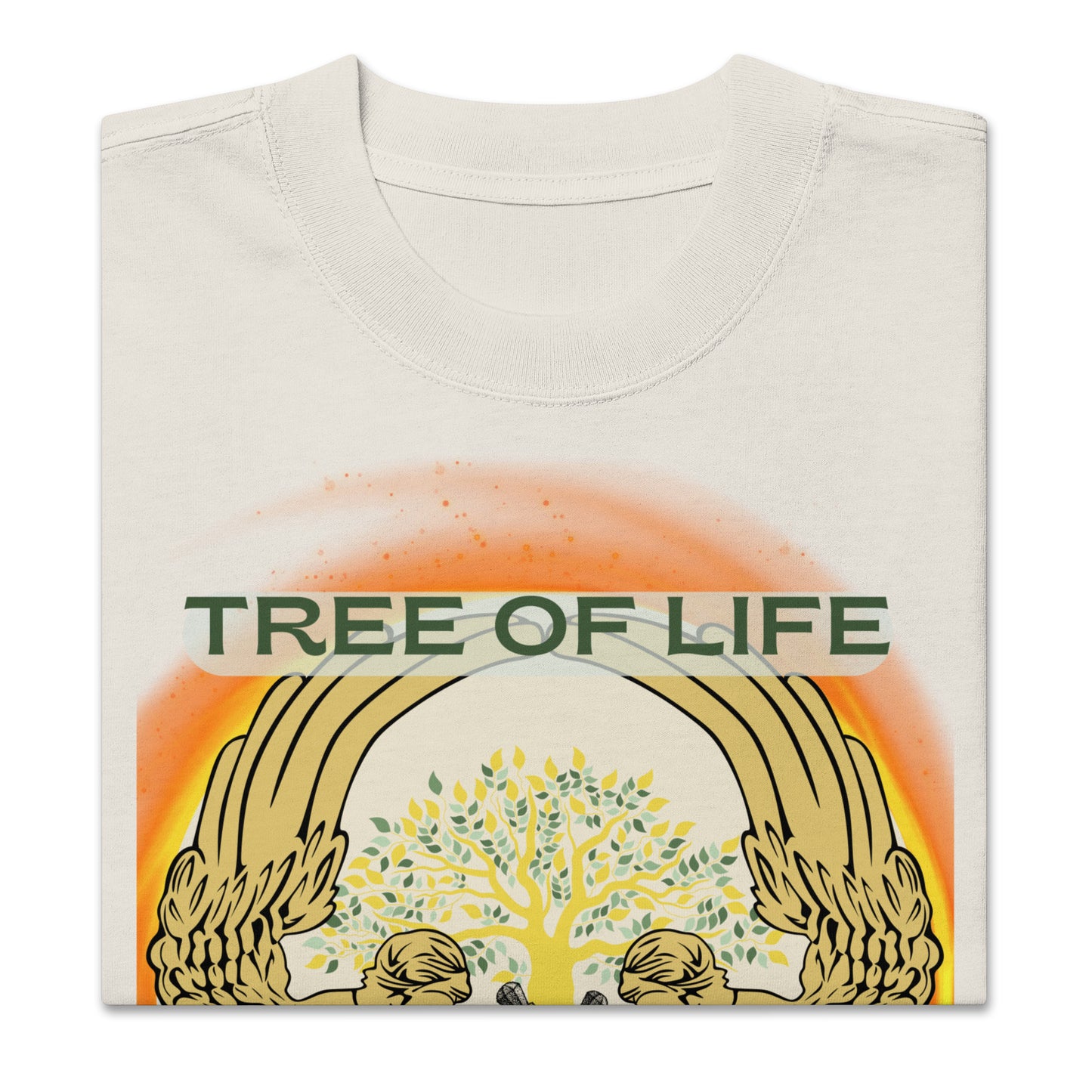 Tree of Life, Oversized faded t-shirt