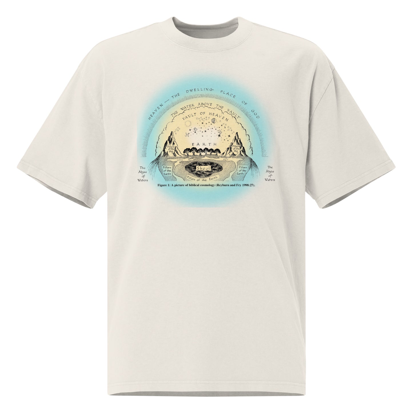 Biblical Cosmology, Oversized faded t-shirt