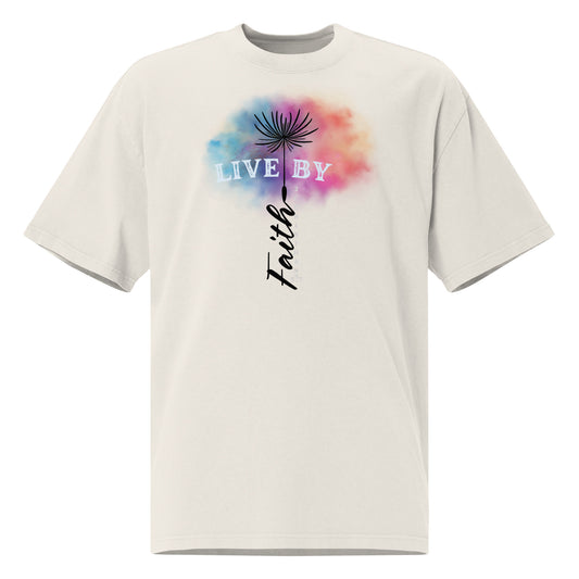 Live by Faith, Oversized faded t-shirt