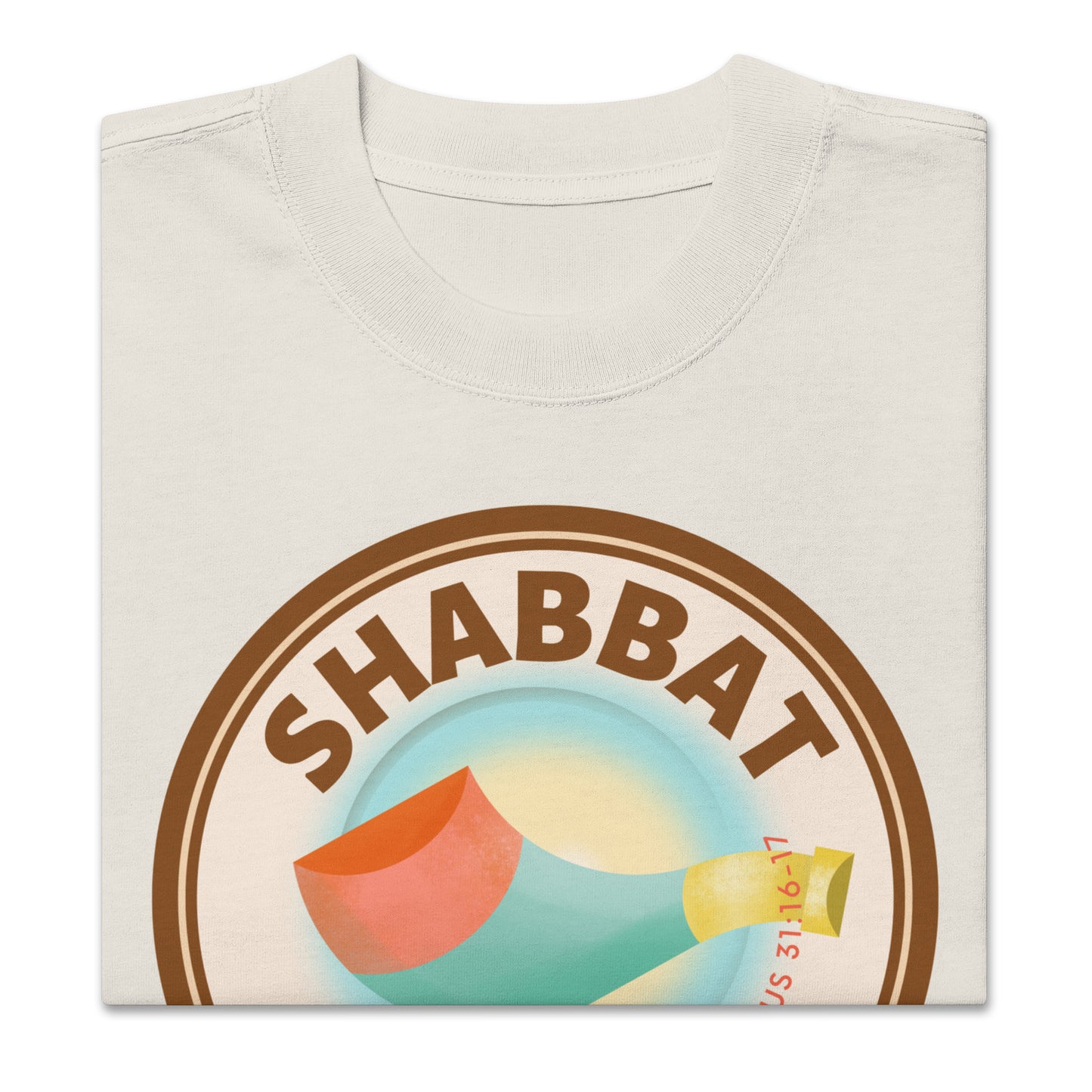 Shabbat Just Keep It - Exodus 31:16-17, Oversized faded t-shirt