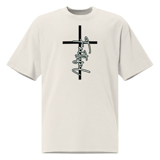 Faithful", Oversized faded t-shirt