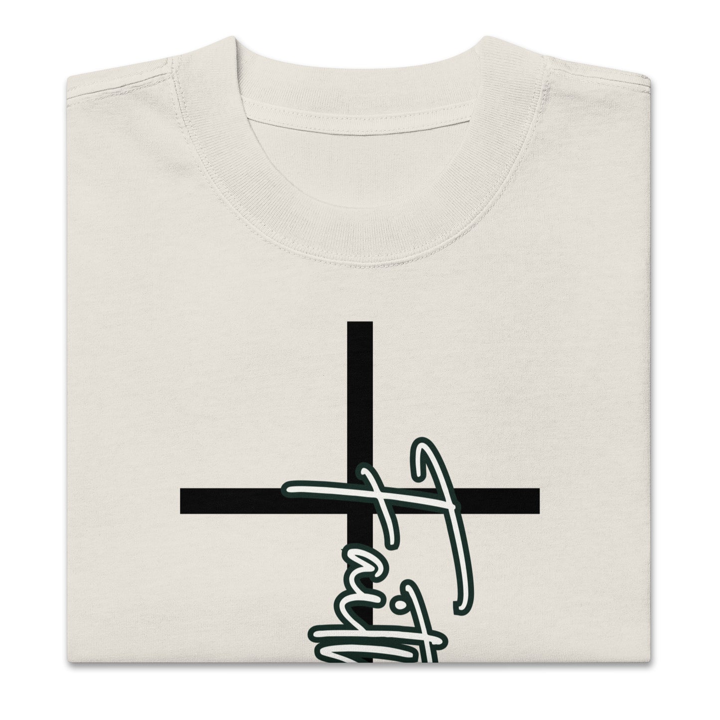 Faithful", Oversized faded t-shirt