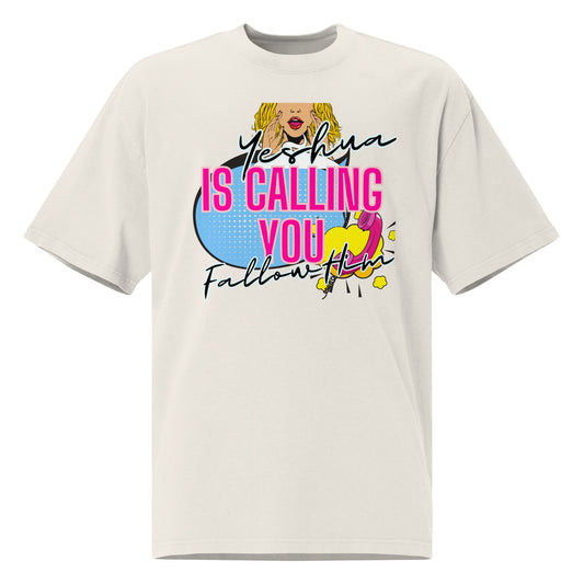 Yeshua is Calling You, Oversized faded t-shirt