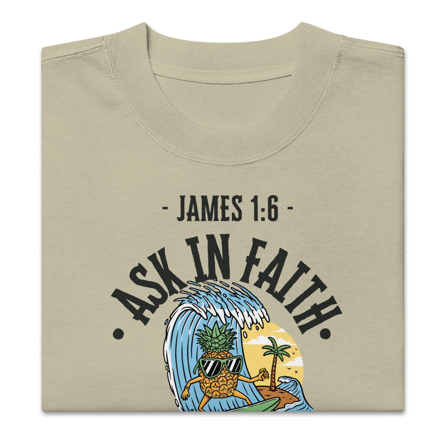 Ask in Faith, Oversized faded t-shirt