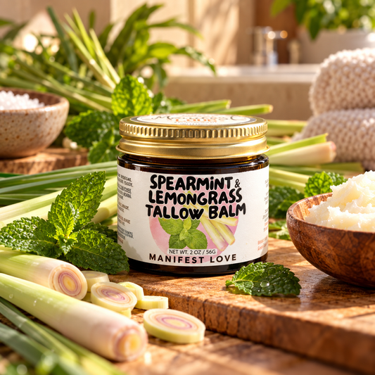 Spearmint & Lemongrass Whipped Tallow Balm